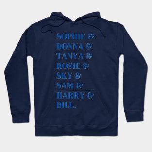 Mamma Mia Character Names List Hoodie